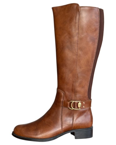 Δερμάτινη Γυναικεία Mπότα - N936