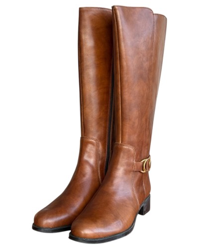 Δερμάτινη Γυναικεία Mπότα - N936