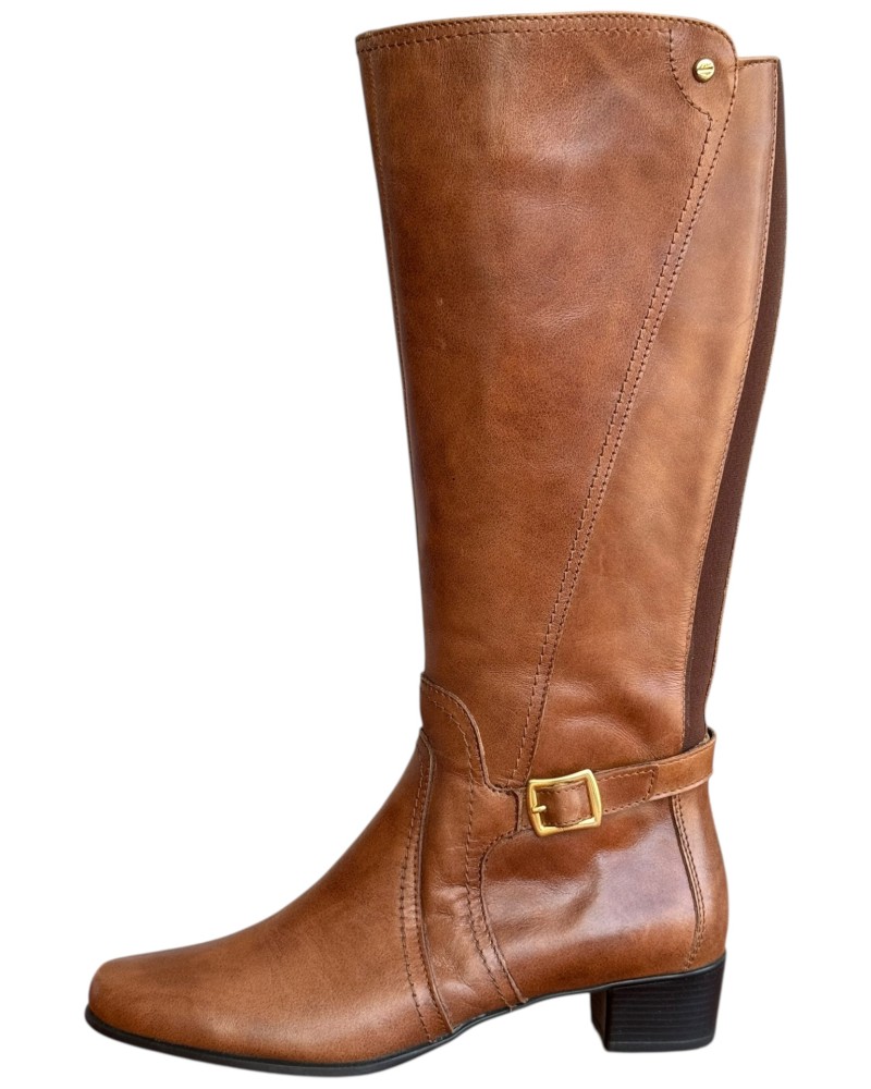 Δερμάτινη Γυναικεία Mπότα - N955