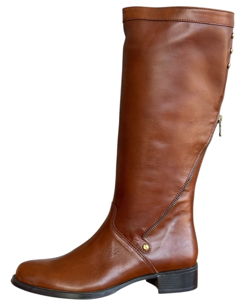 Δερμάτινη Γυναικεία Mπότα - N956