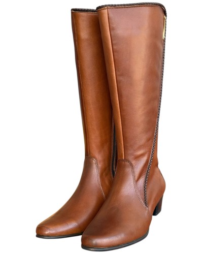 Δερμάτινη Γυναικεία Mπότα - N958