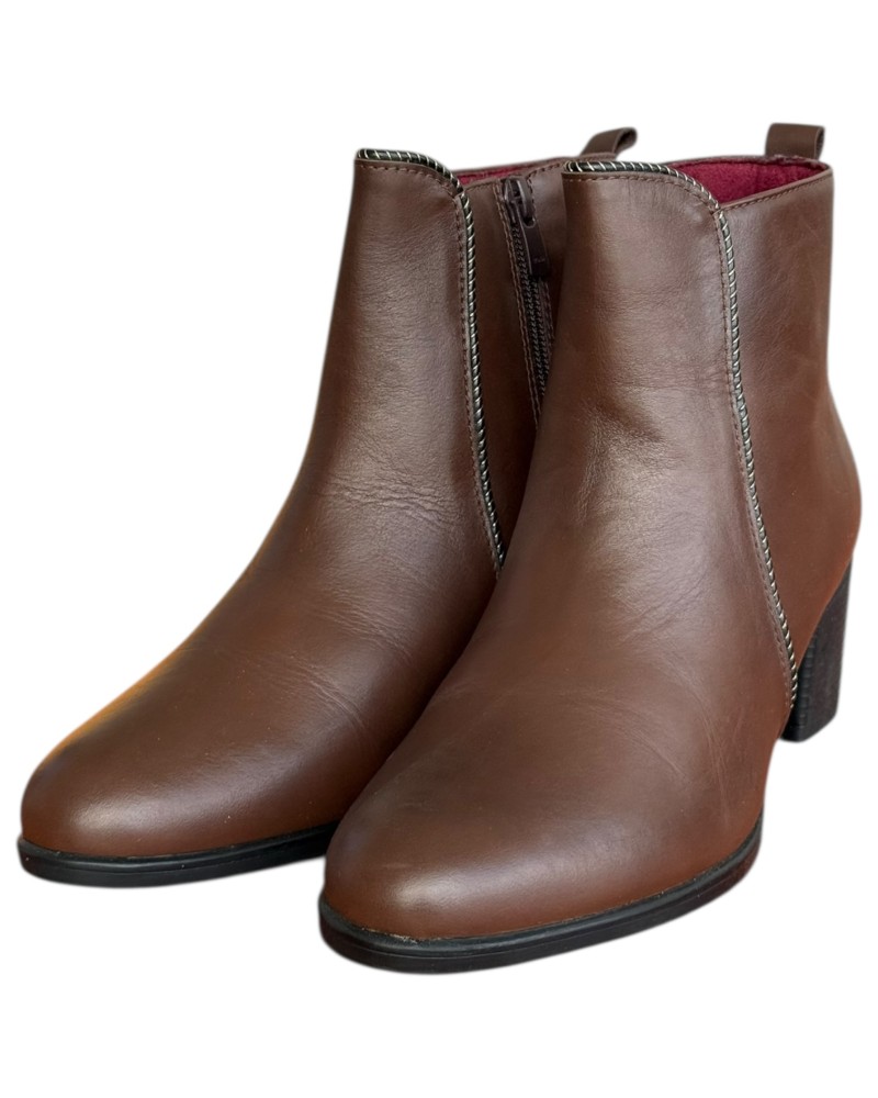 Δερμάτινο Γυναικείo Μποτάκι - N96