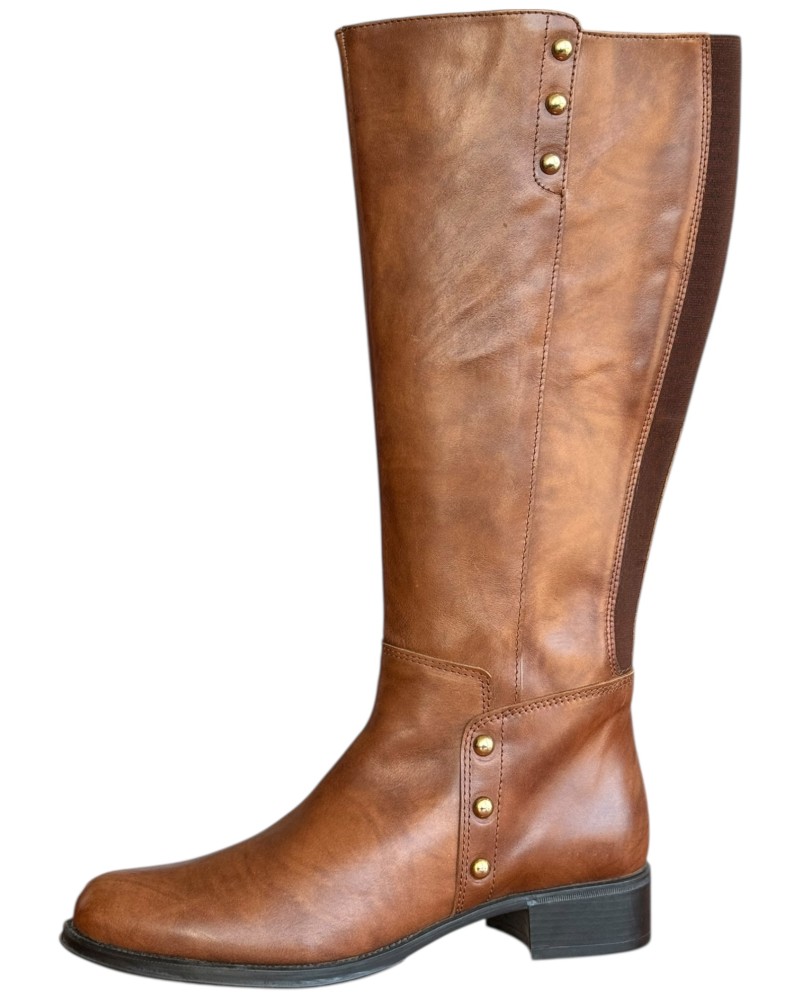 Δερμάτινη Γυναικεία Mπότα - N968