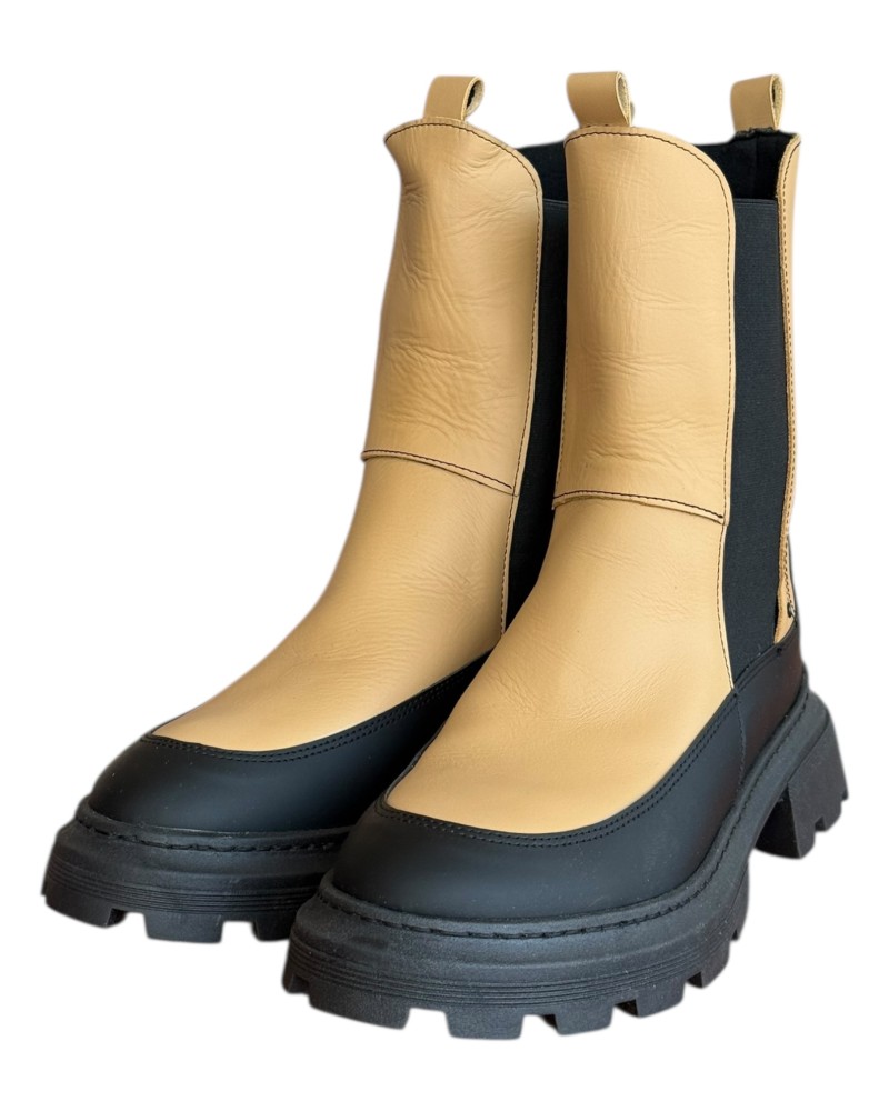 Δερμάτινο Γυναικείo Μποτάκι - N970