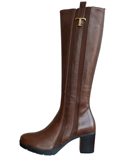 Δερμάτινη Γυναικεία Mπότα - N976