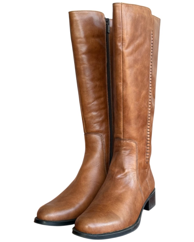 Δερμάτινη Γυναικεία Mπότα - N986