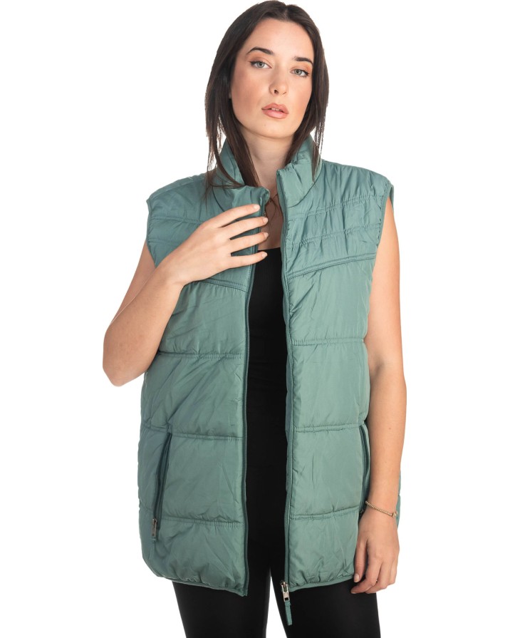 Γυναικείο Επώνυμο Μπουφάν Γιλέκο - S213