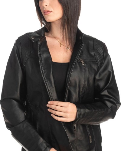 Δερμάτινο γυναικείο μπουφάν - S270