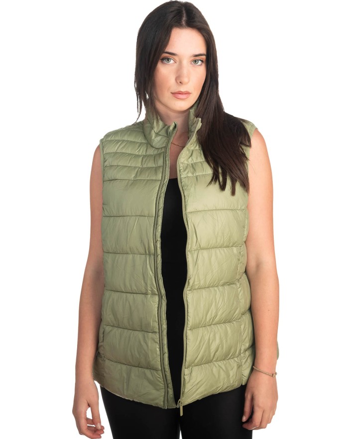 Γυναικείο Επώνυμο Μπουφάν Γιλέκο - S336