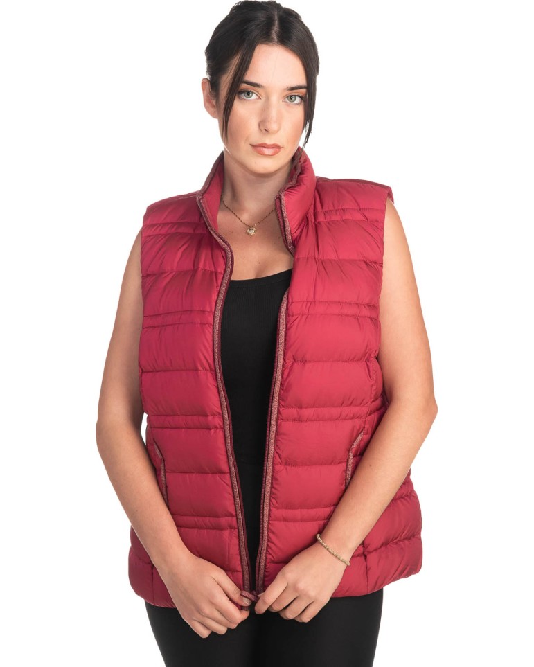 Γυναικείο Επώνυμο Μπουφάν Γιλέκο - S532