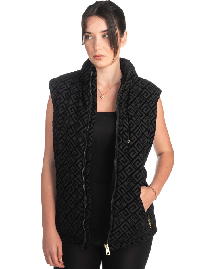 Γυναικείο Επώνυμο Μπουφάν Γιλέκο - S573