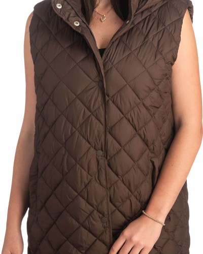 Γυναικείο Επώνυμο Μπουφάν Γιλέκο - S844