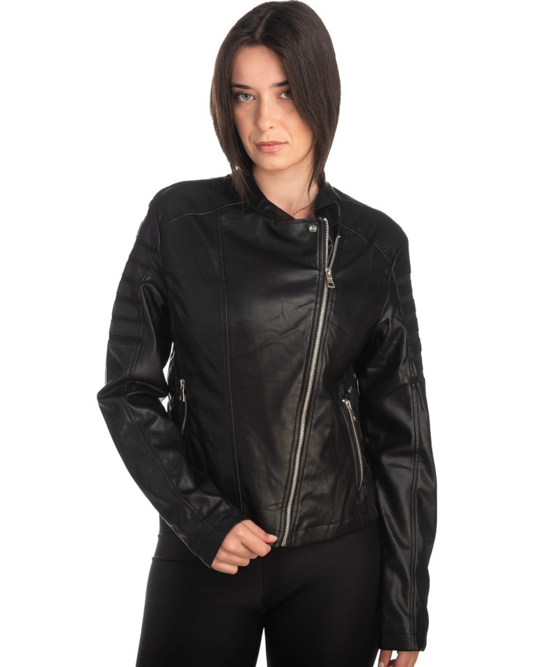 Δερμάτινο γυναικείο μπουφάν - S887