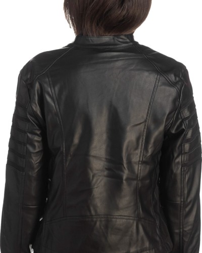 Δερμάτινο γυναικείο μπουφάν - S887