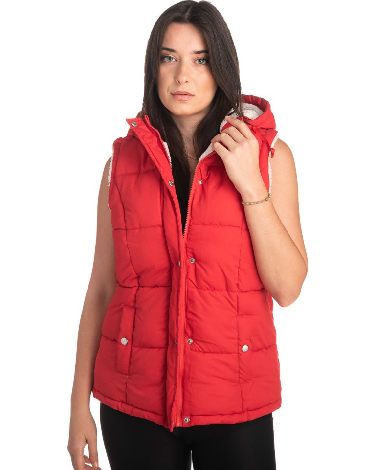 Γυναικείο Επώνυμο Μπουφάν Γιλέκο - S923