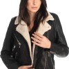 Δερμάτινο γυναικείο μπουφάν - S962