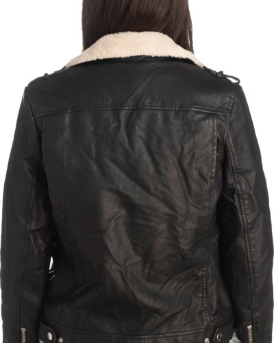 Δερμάτινο γυναικείο μπουφάν - S962