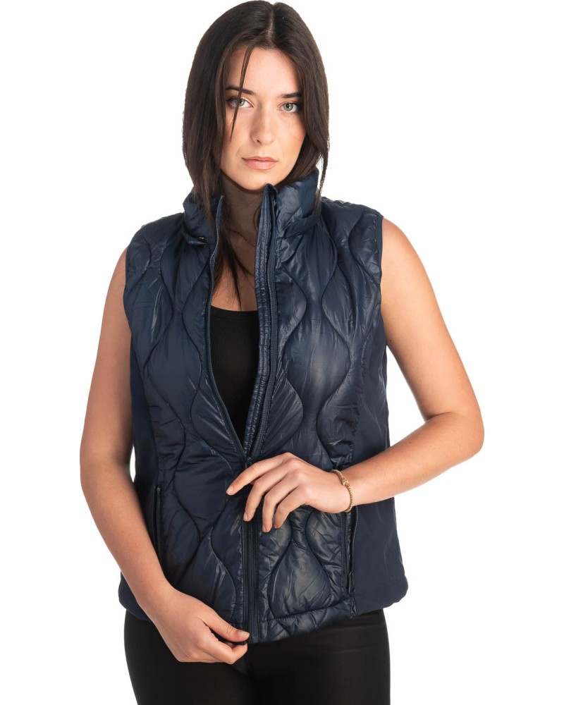 Γυναικείο Επώνυμο Μπουφάν Γιλέκο - S967