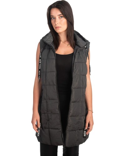 Γυναικείο Επώνυμο Μπουφάν Γιλέκο - S982