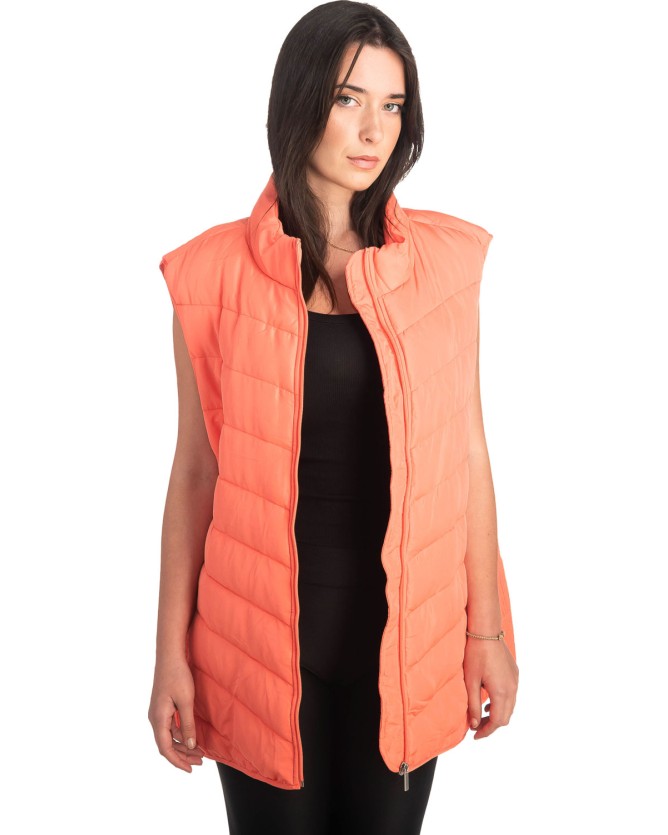 Γυναικείο Επώνυμο Μπουφάν Γιλέκο - S983