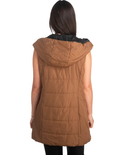 Γυναικείο Επώνυμο Μπουφάν Γιλέκο - S985