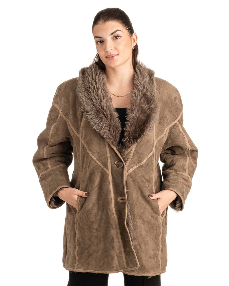 Γνήσιο Γυναικείο Μουτόν - T102