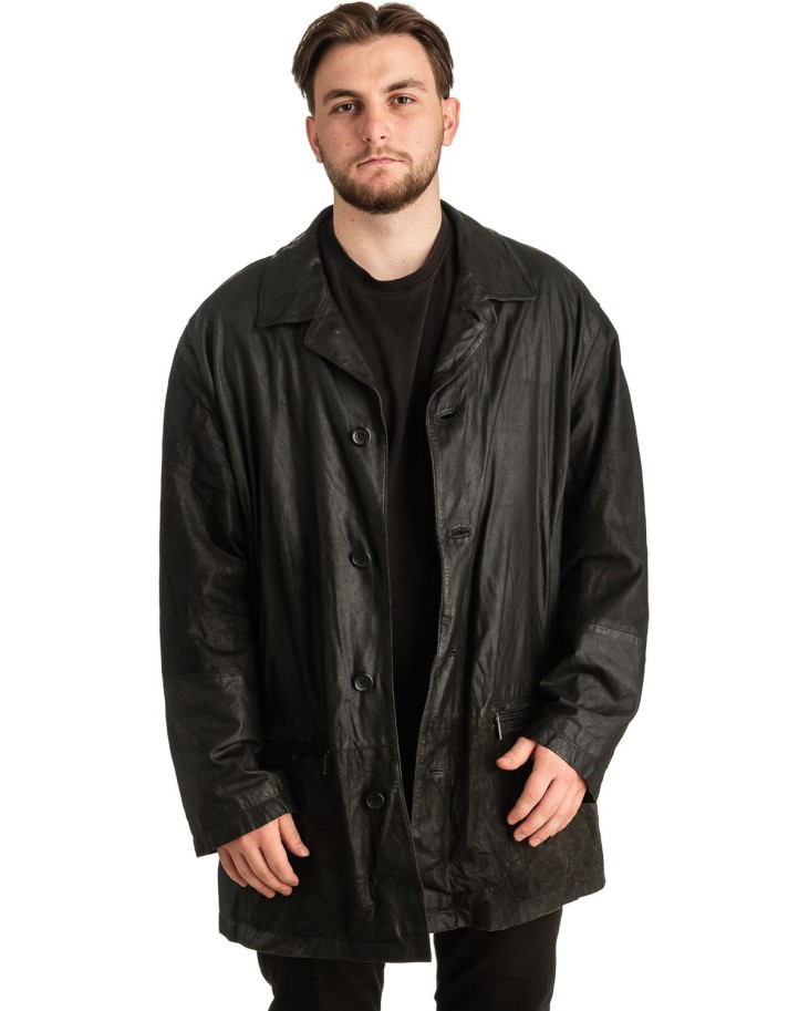 Γνήσιο Ανδρικό Δερμάτινο Μπουφάν - T291