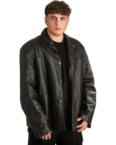 Γνήσιο Ανδρικό Δερμάτινο Μπουφάν - T292