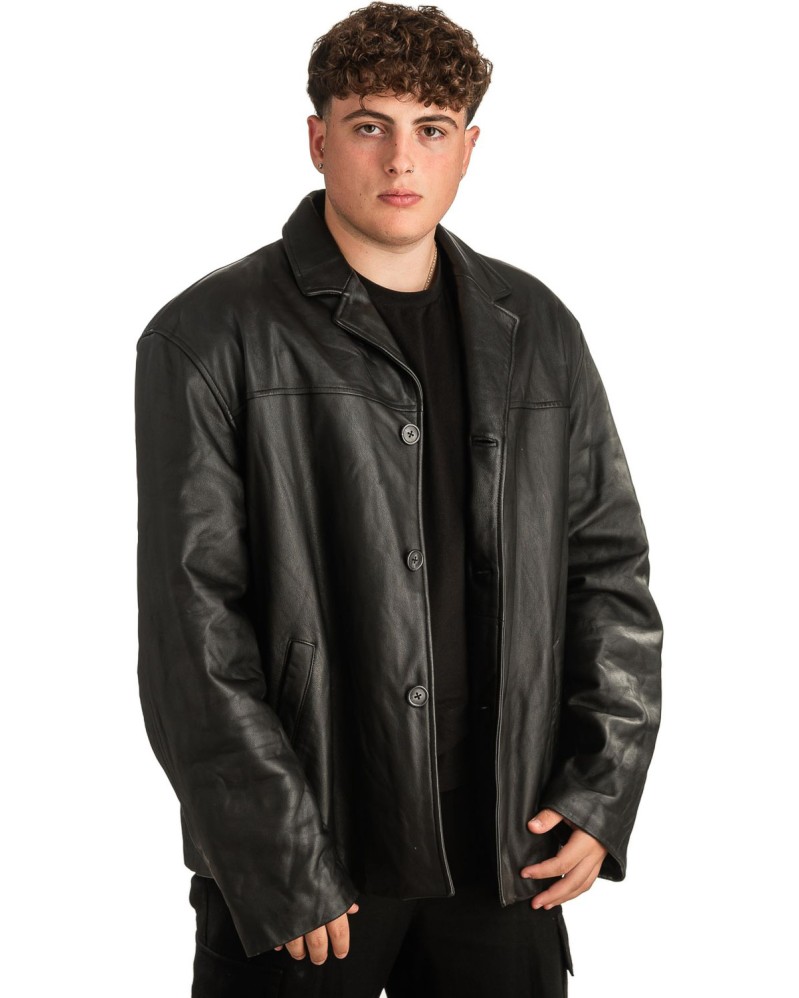 Γνήσιο Ανδρικό Δερμάτινο Μπουφάν - T292