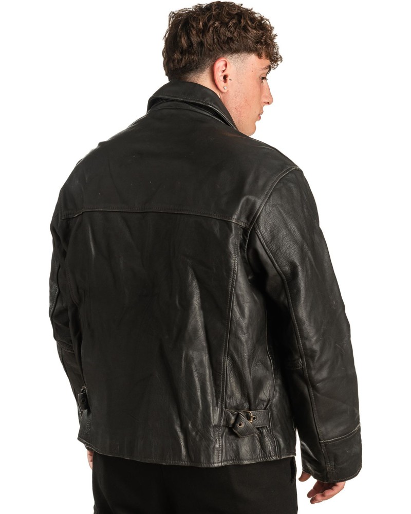 Γνήσιο Ανδρικό Δερμάτινο Μπουφάν - T293