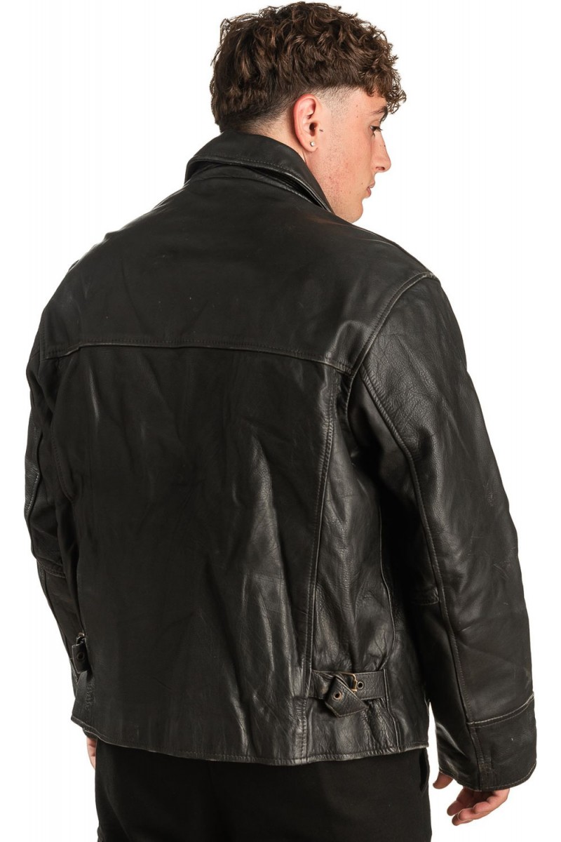 Γνήσιο Ανδρικό Δερμάτινο Μπουφάν - T293