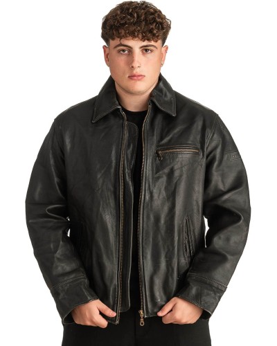 Γνήσιο Ανδρικό Δερμάτινο Μπουφάν - T293