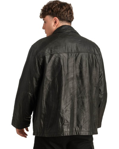 Γνήσιο Ανδρικό Δερμάτινο Μπουφάν - T296