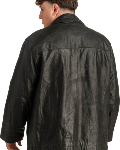 Γνήσιο Ανδρικό Δερμάτινο Μπουφάν - T296