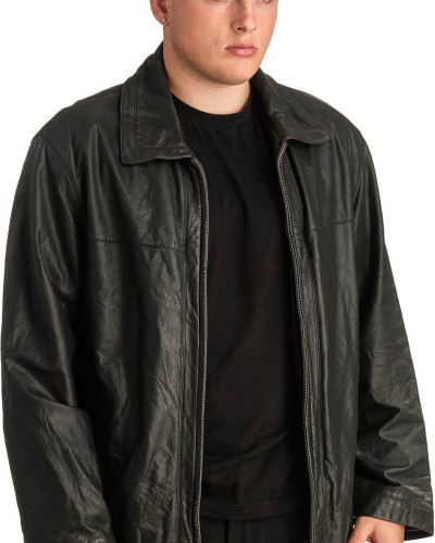 Γνήσιο Ανδρικό Δερμάτινο Μπουφάν - T296
