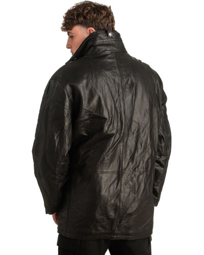 Γνήσιο Ανδρικό Δερμάτινο Μπουφάν - T297
