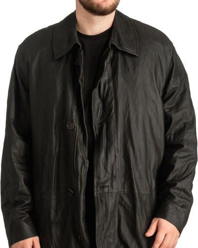 Γνήσιο Ανδρικό Δερμάτινο Μπουφάν - T299