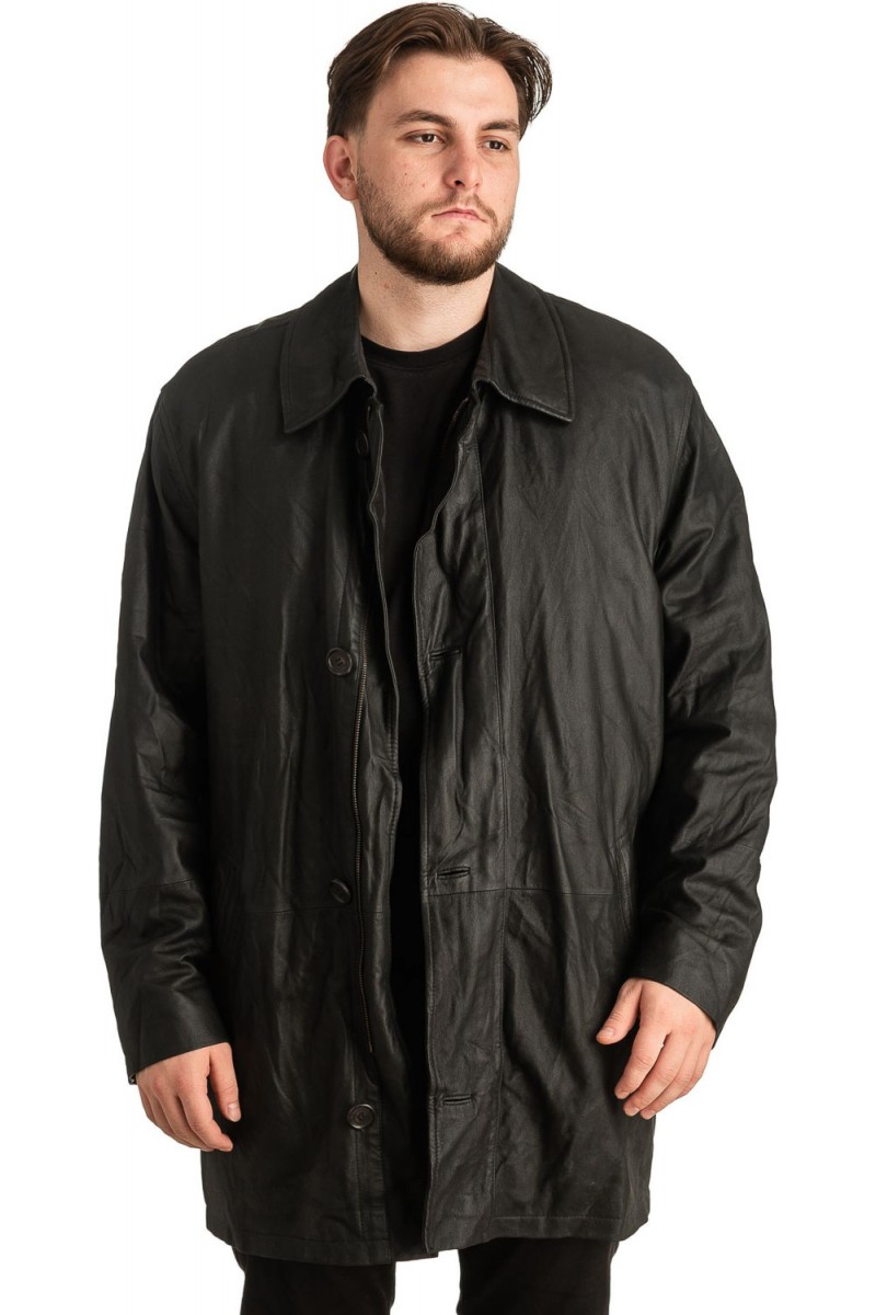 Γνήσιο Ανδρικό Δερμάτινο Μπουφάν - T299