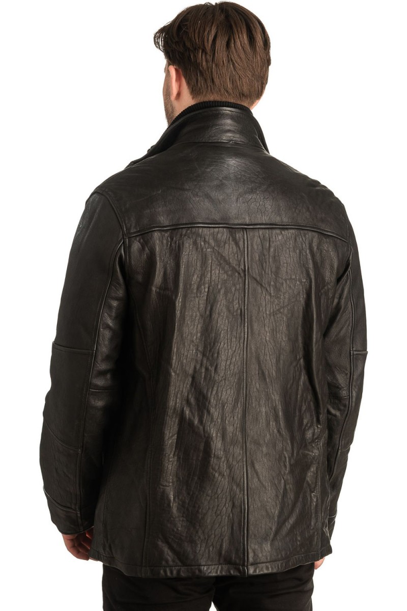 Γνήσιο Ανδρικό Δερμάτινο Μπουφάν - T300