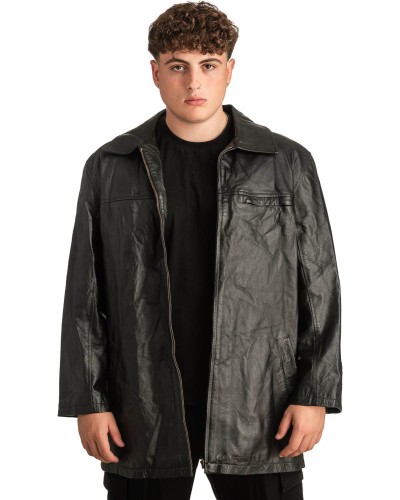 Γνήσιο Ανδρικό Δερμάτινο Μπουφάν - T301