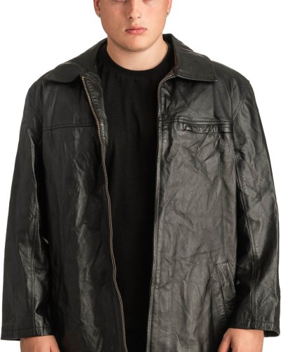 Γνήσιο Ανδρικό Δερμάτινο Μπουφάν - T301