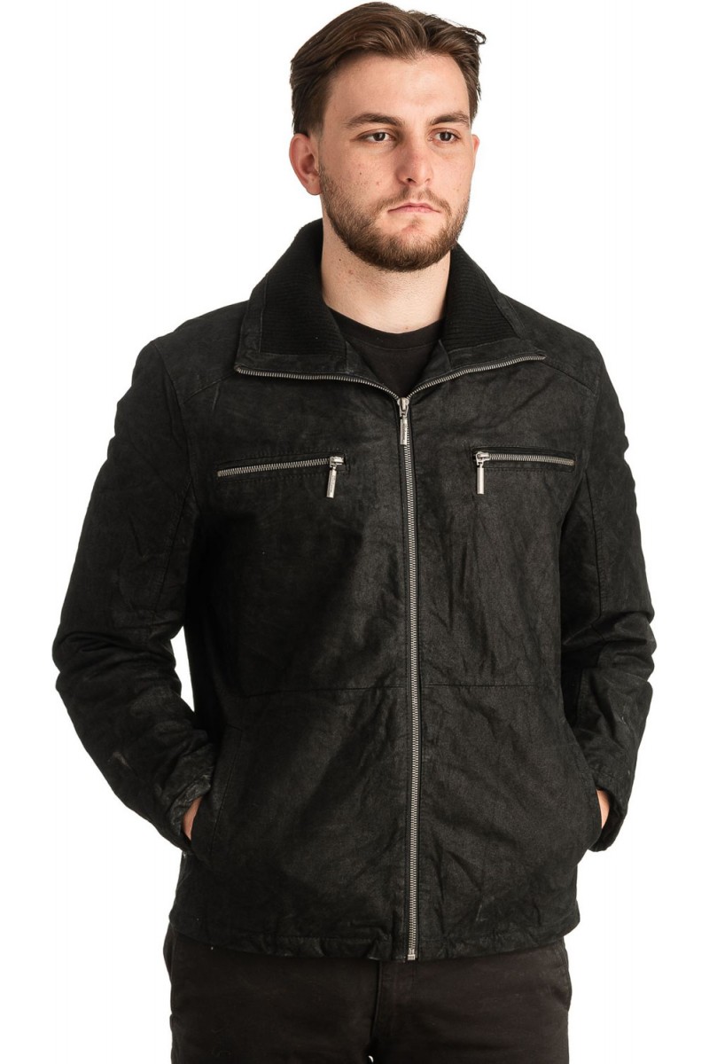 Γνήσιο Ανδρικό Δερμάτινο Μπουφάν - T310