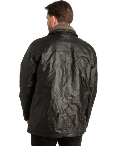 Γνήσιο Ανδρικό Δερμάτινο Μπουφάν - T314