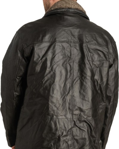 Γνήσιο Ανδρικό Δερμάτινο Μπουφάν - T314