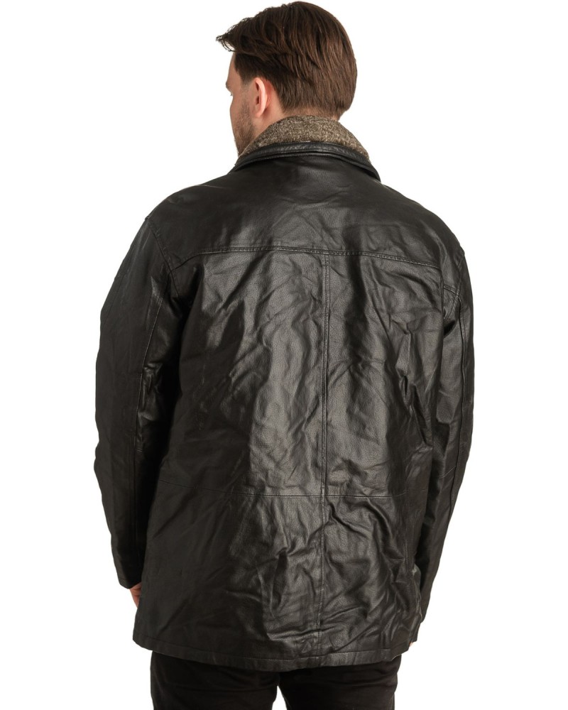Γνήσιο Ανδρικό Δερμάτινο Μπουφάν - T314