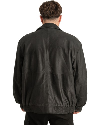 Γνήσιο Ανδρικό Δερμάτινο Μπουφάν - T315