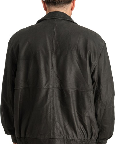 Γνήσιο Ανδρικό Δερμάτινο Μπουφάν - T315