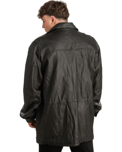 Γνήσιο Ανδρικό Δερμάτινο Μπουφάν - T317