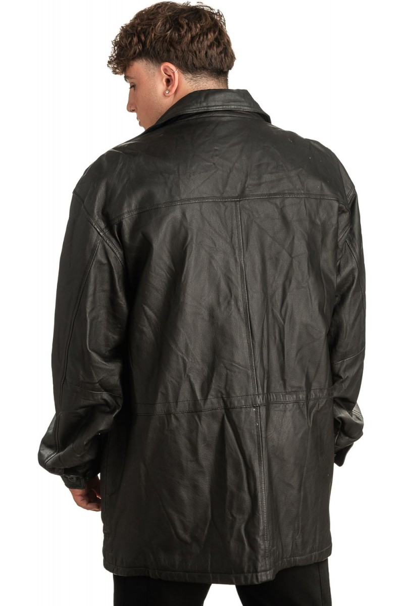Γνήσιο Ανδρικό Δερμάτινο Μπουφάν - T316