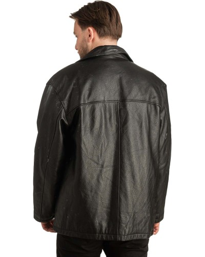 Γνήσιο Ανδρικό Δερμάτινο Μπουφάν - T326